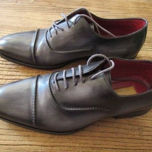 Paul Parkman Grey Captoe Oxford Size EU 42 (US 10)